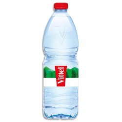 Eau Vittel bouteille de 1L - Carton de 15