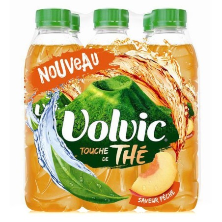 Volvic touche de thé saveur pêche pack de 24 Mathieu